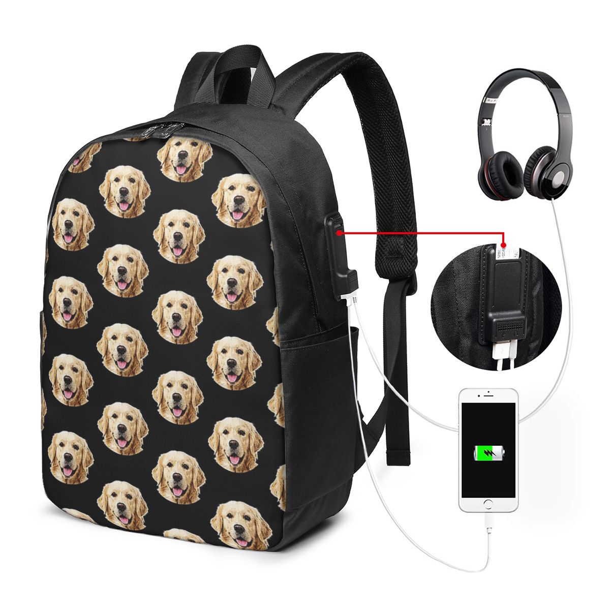 Komik Golden Retriever Yüz Por - Laptop Bag incelemesi ve fiyatı